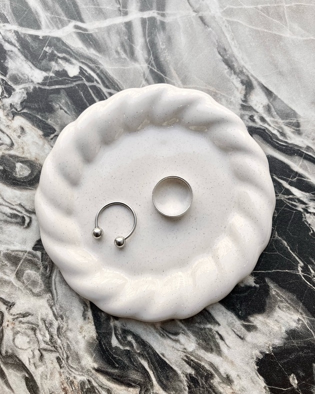 Image of Pakamera Talerzyk /salt and pepper, 12cm/