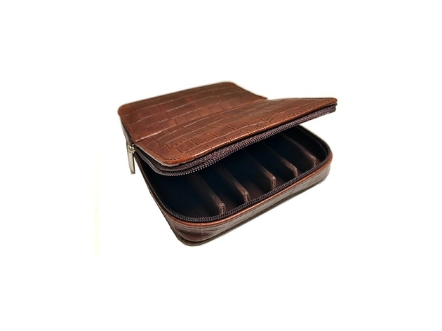 Image of Pakamera Etui na pióra na sześć sztuk c br krok skóra