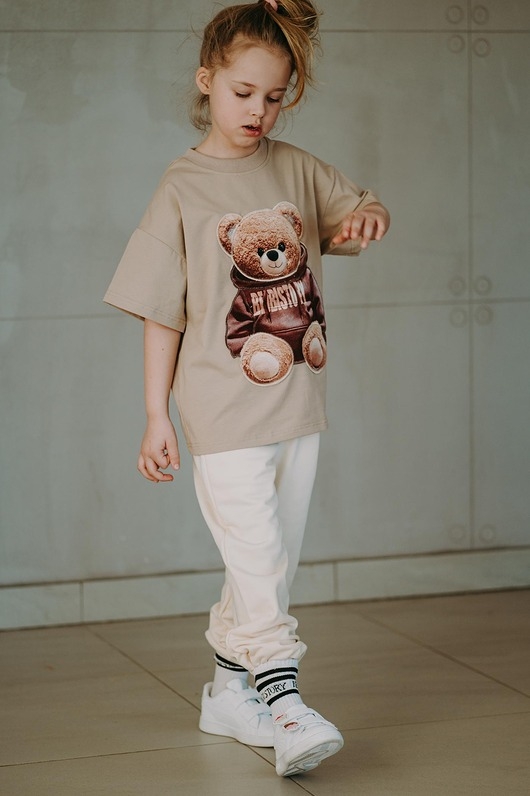 Image of Pakamera T-shirt oversize Biscuit Teddy
