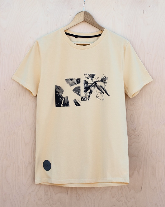 Image of Pakamera T-shirt PERSPECTIVE light yellow