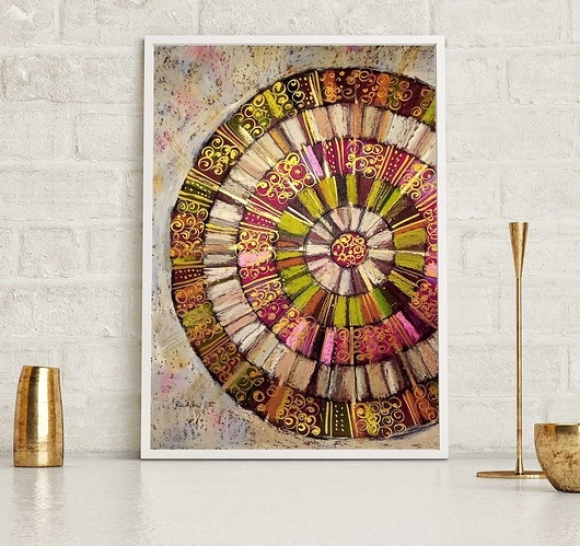 Image of Pakamera Mandala 29 - rysunek B2 unikat