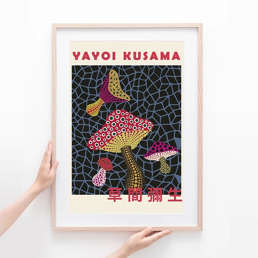 Image of Plakat Grzybowa fantazja Yayoi Kusama