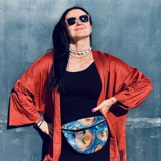 Image of Pakamera Nerka / torebka Mili Belt Bag M - pióra