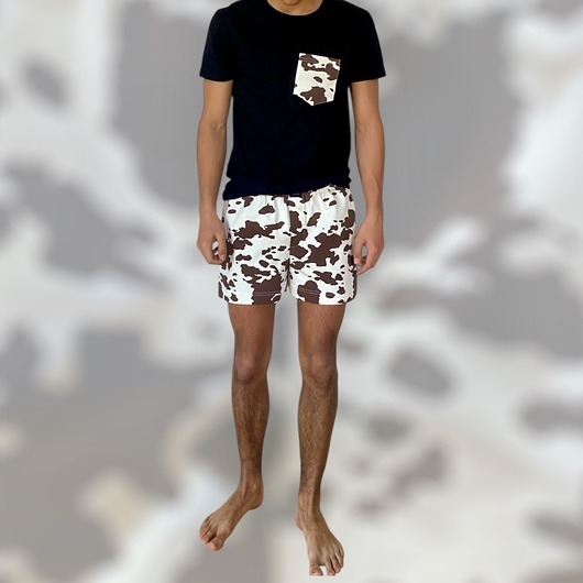 Image of Pakamera Piżama Unisex bawełniana w krowe