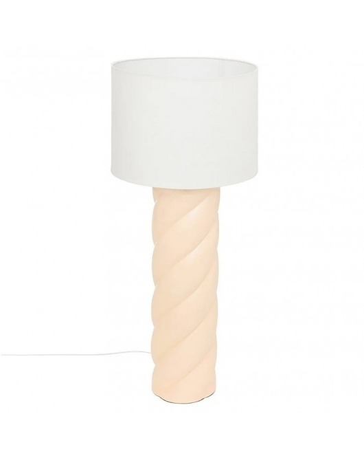 Image of Lampa Podłogowa Lampa Ceramiczna Beige 102 cm