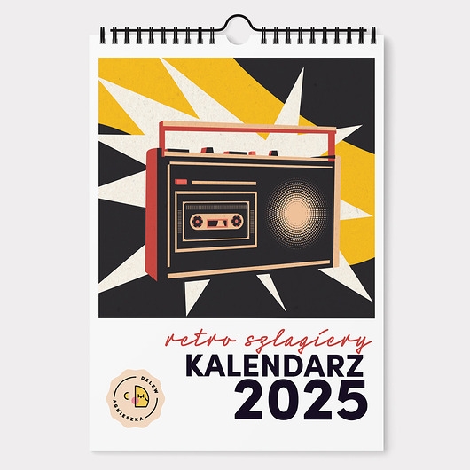 Image of Kalendarz retro szlagiery 2025