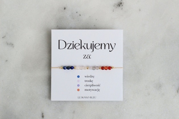 Image of Pakamera LAURKA DLA NAUCZYCIELI - bransoletka z podziękowaniem
