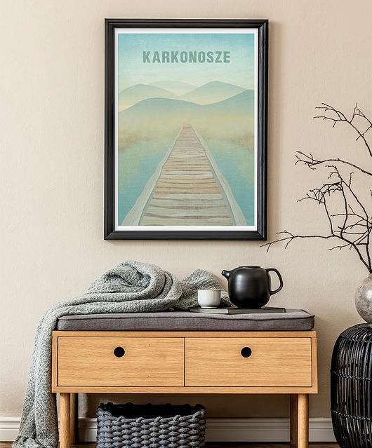 Image of Karkonosze - plakat z górami 50x70 cm