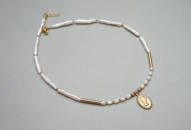 Image of Pakamera Pearls /white/ perły naturalne vol. 7 - choker