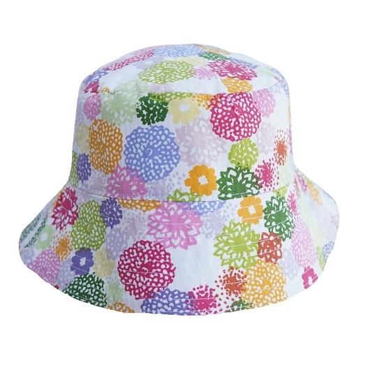 Image of Pakamera Bucket hat kolorowe kwiaty