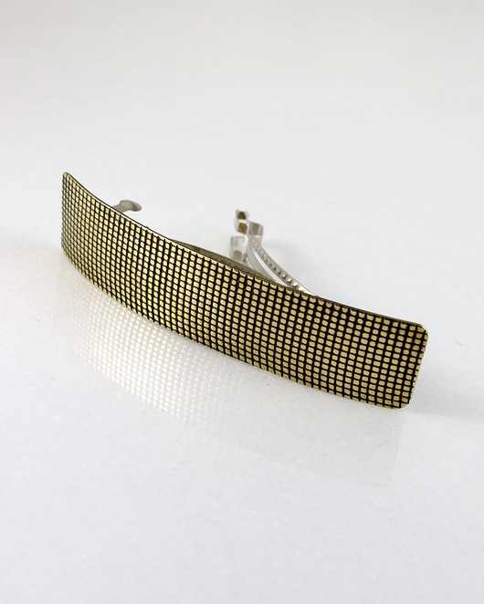 Image of Pakamera Kratka - mosiężna klamra do włosów