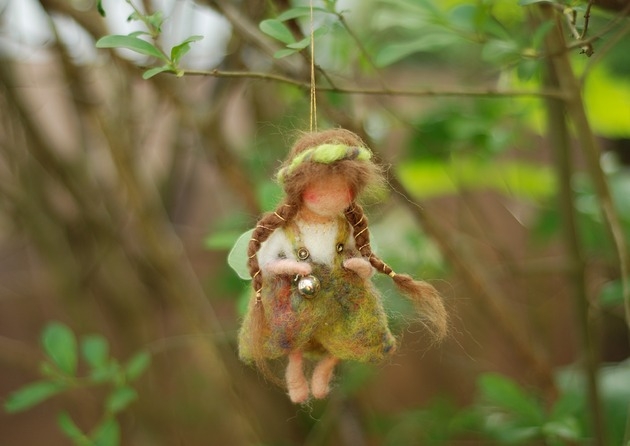 Image of Pakamera Leśna Wróżka Wiosna- Waldorf toys