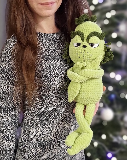 Image of Maskotka Grinch, Prezent na Boże Narodzenie, Prezent dla dziecka