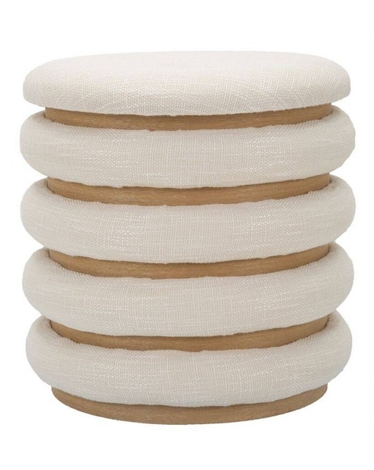 Image of Pakamera Pufa ze Schowkiem Okrągła Torre 40 cm