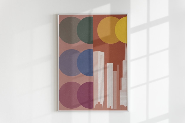 Image of Pakamera Plakat RETRO STANY #2 (Ilustracja)
