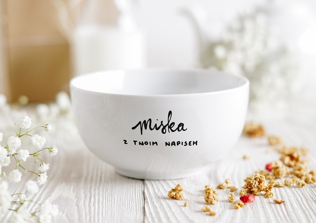 Image of Pakamera Miska z Twoim napisem
