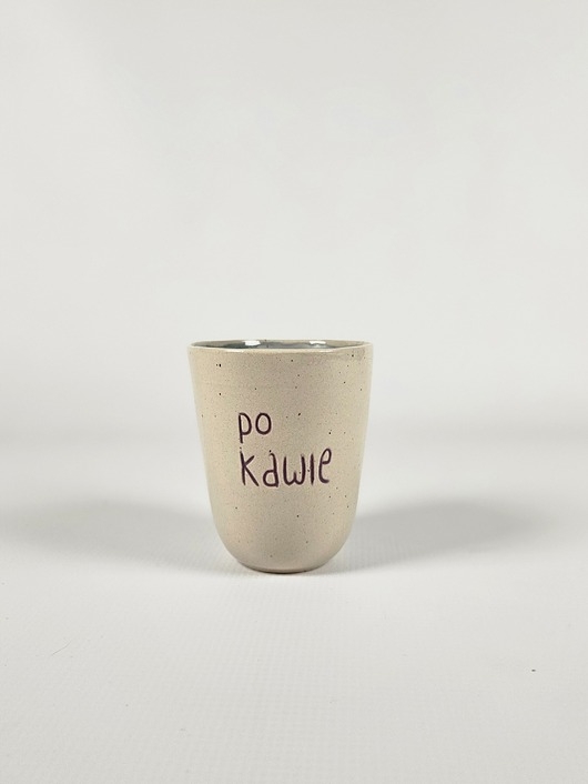 Image of Pakamera Kubek duży 300ml dwustronny, przed kawą - po kawie