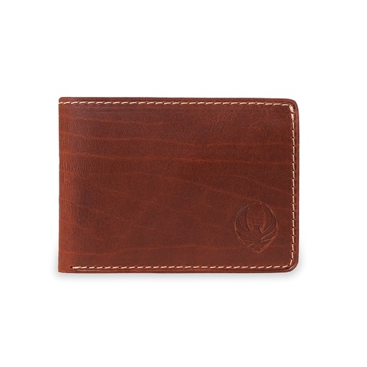 Image of Męski brązowy portfel slimwallet ORLOVSKY W03