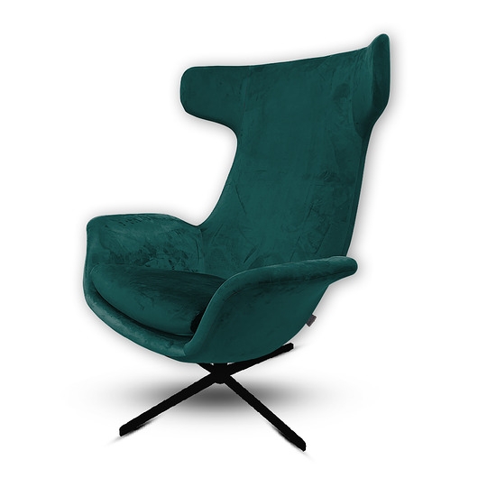 Image of Pakamera Designerski, nowoczesny, unikatowy fotel do salonu Mirasol 75