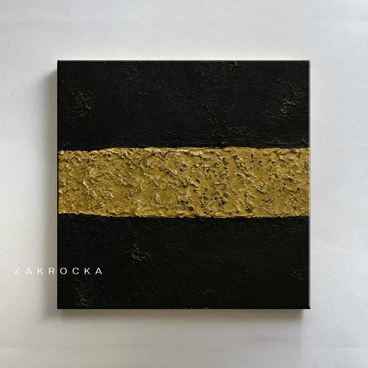 Image of Pakamera Obraz LAXXI - mocna czarna struktura