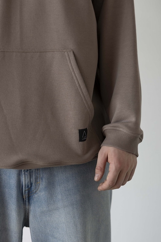 Image of Pakamera Bluza z kapturem OVERSIZE Flow Nude