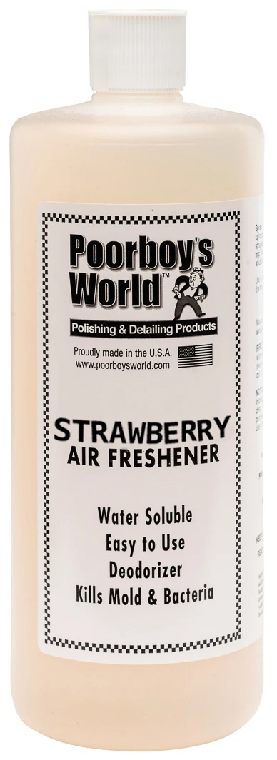 Image of Poorboy's World Strawberry - skuteczny neutralizator i odświeżacz truskawka 946ml