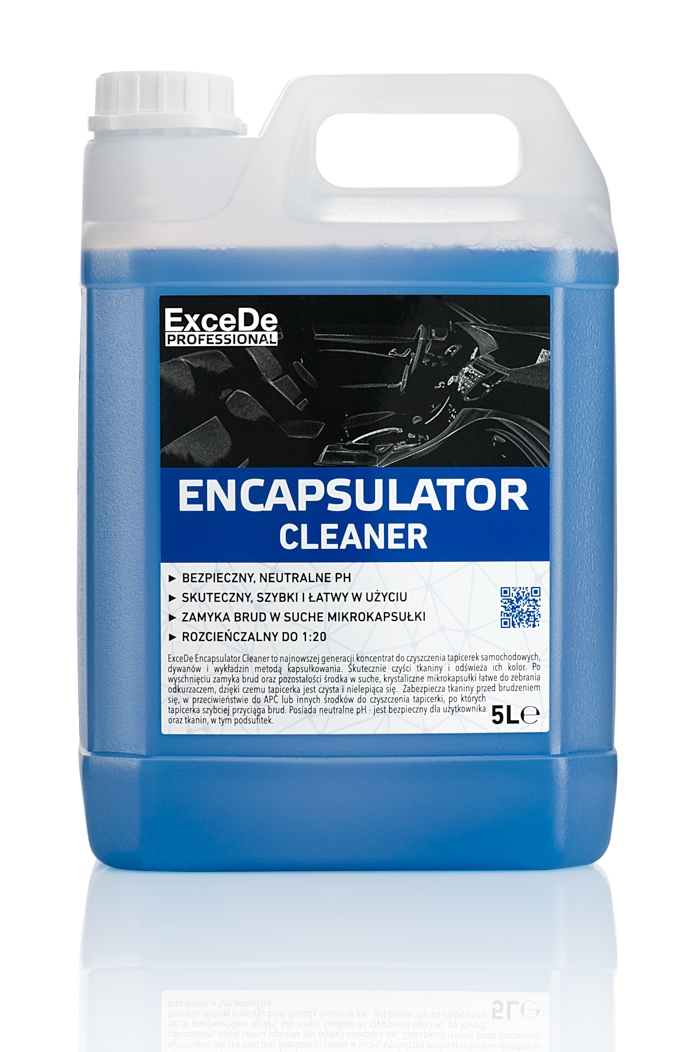 Image of ExceDe Encapsulator Cleaner - preparat do bezpiecznego czyszczenia podsufitek i tapicerek zamyka brud w mikrokapsułki 5L