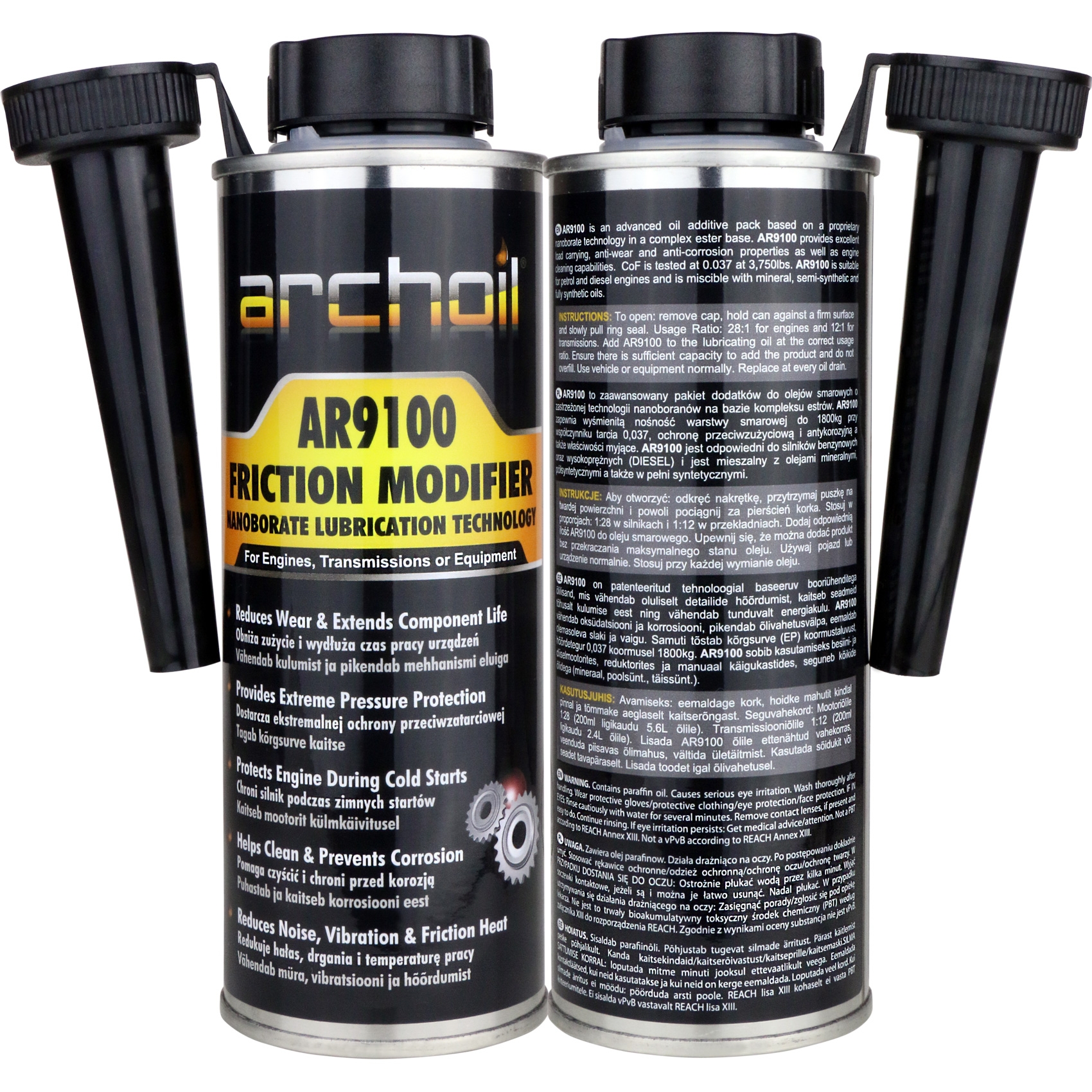 Image of Archoil AR9100 – modyfikator tarcia, obniża poziom hałasu i redukuje wibracje 200ml