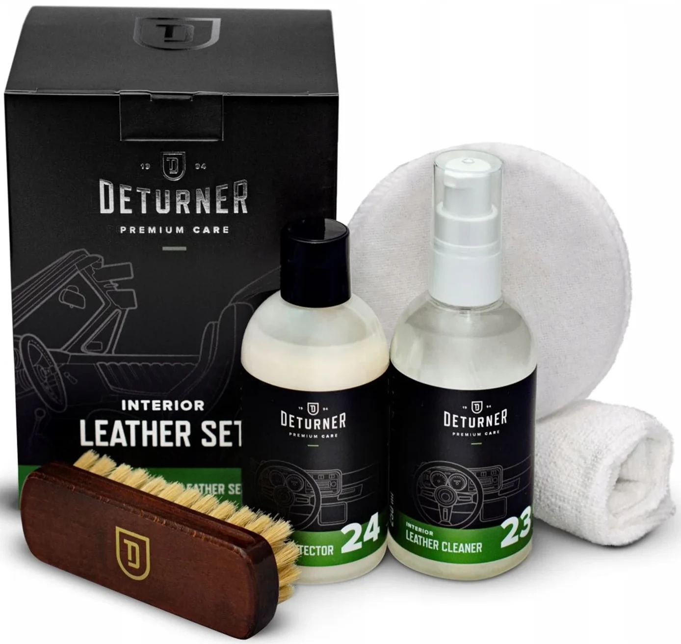 Image of Deturner Leather Set – zestaw do czyszczenia i konserwacji skóry