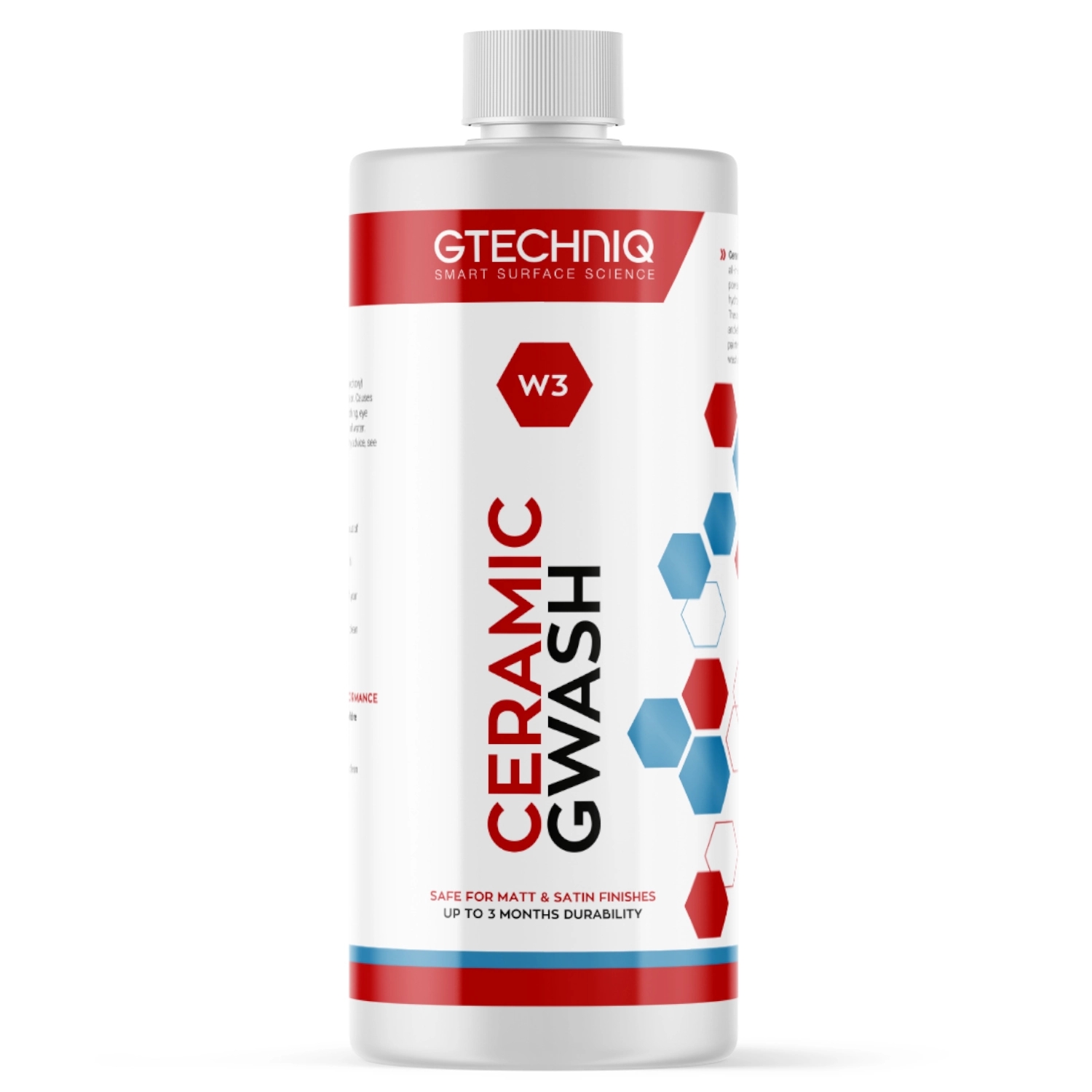 Image of GTECHNIQ W3 Ceramic GWash – szampon z wodną powłoką ochronną 500ml