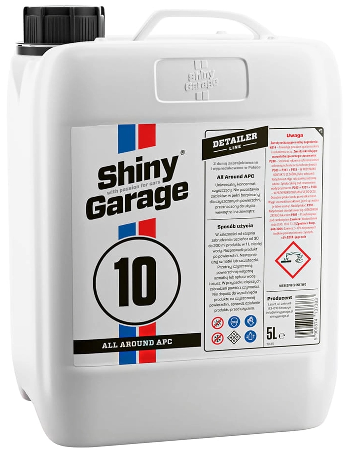 Image of Shiny Garage All Around APC - wielozadaniowy preparat czyszczący 5L