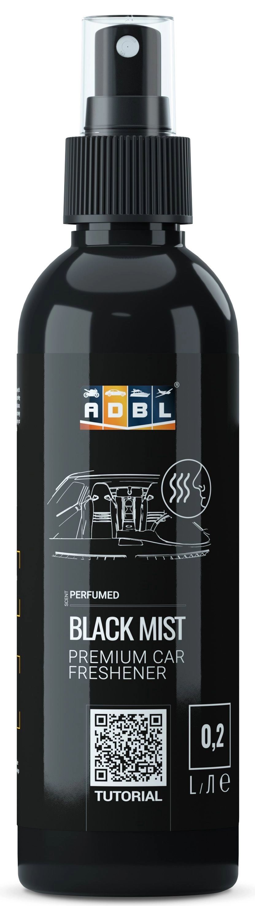 Image of adbl black mist – odświeżacz powietrza o zapachu męskich perfum 200ml