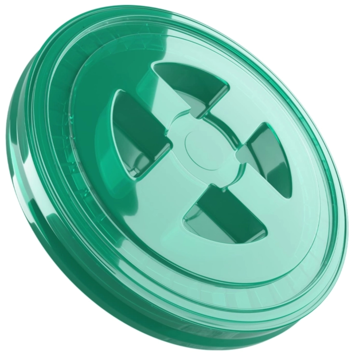 Image of ChemicalWorkz Performance Bucket LID Clear Turquoise – pokrywa do wiader detailingowych, turkusowa