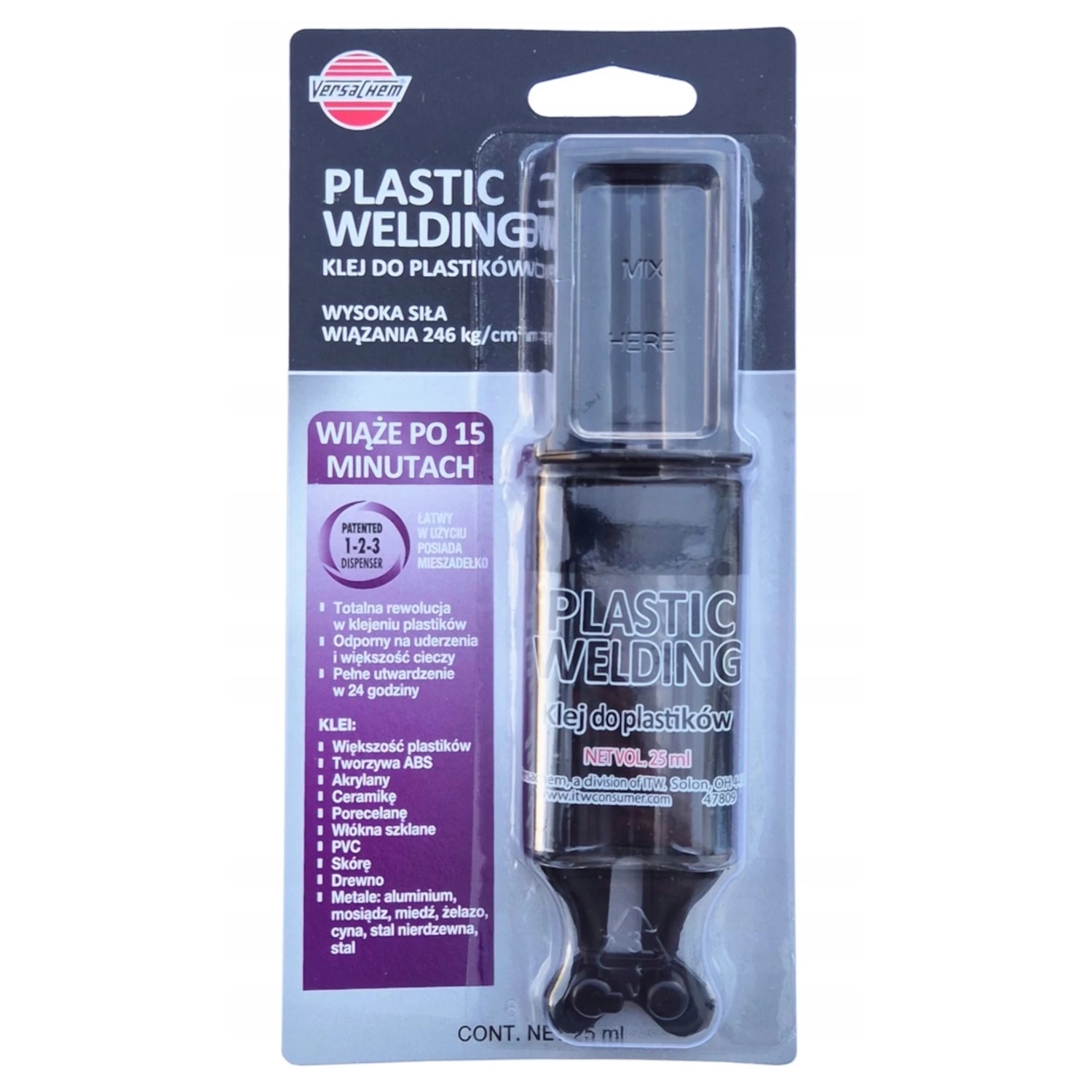 Image of VersaChem Plastic Welding - Mocny klej do plastiku 25ml