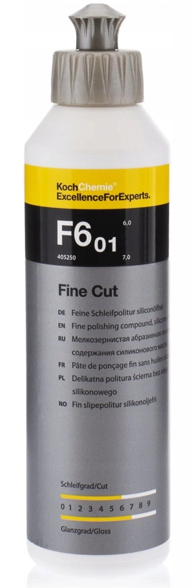 Image of Koch Fine Cut F6.01 – średnio ścierna pasta polerska, usuwa ślady po myjni 250ml