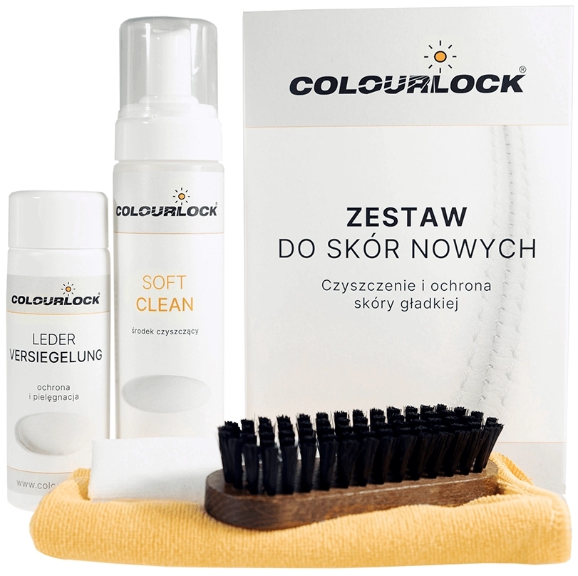 Image of COLOURLOCK Soft kompletny zestaw 4 produktów do bieżącej pielęgnacji skóry w aucie
