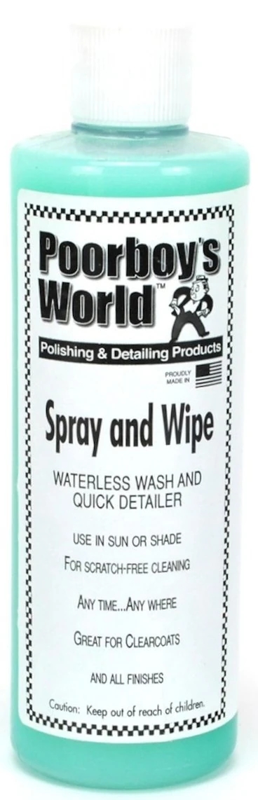 Image of Poorboy's World Spray Wipe Quick Detailer oczyszcza nabłyszcza 473ml