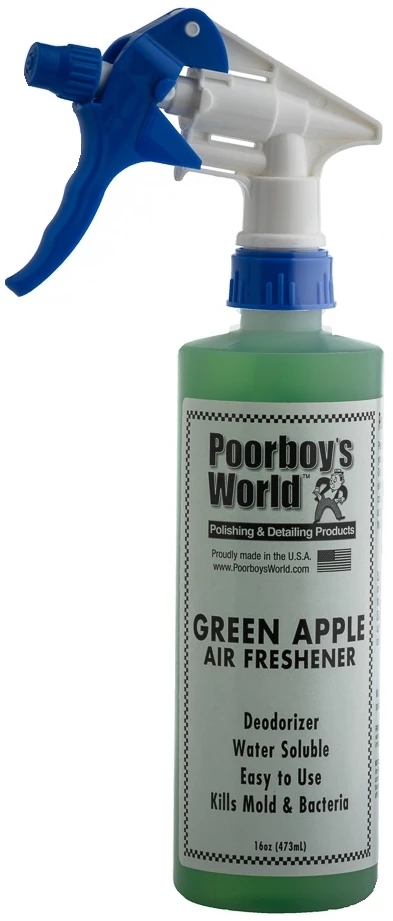 Image of Poorboy's World Green Apple skuteczny neutralizator i odświeżacz Zielone Jabłko 473ml