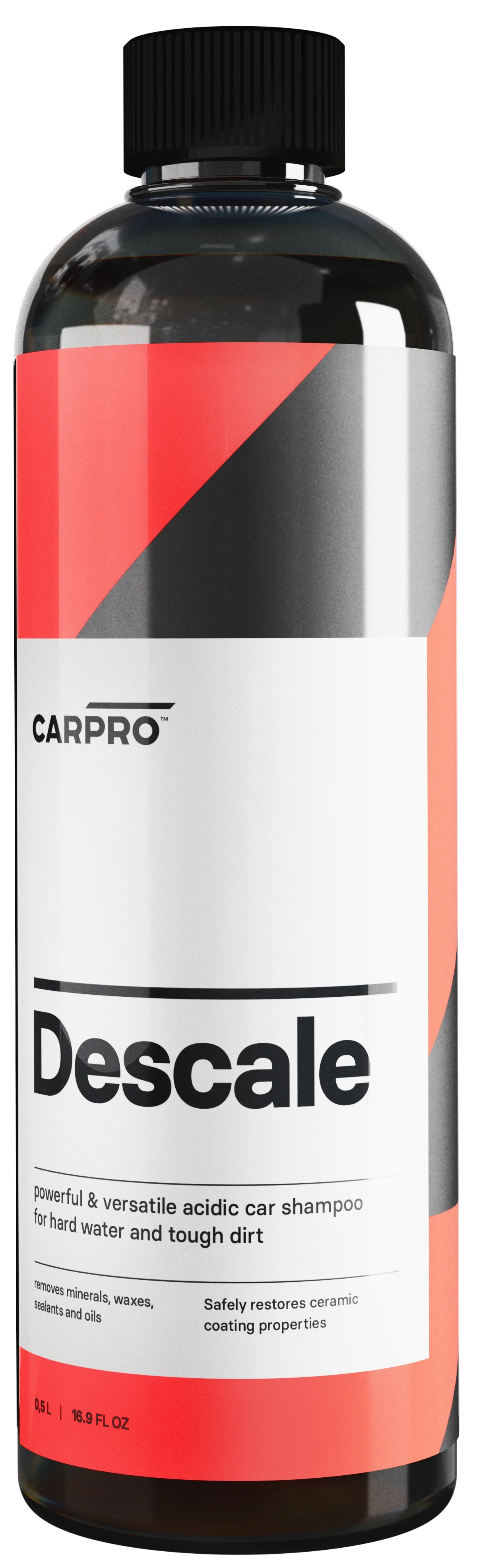 Image of CarPro Descale – kwaśny szampon samochodowy, odtyka powłoki ceramiczne 500ml
