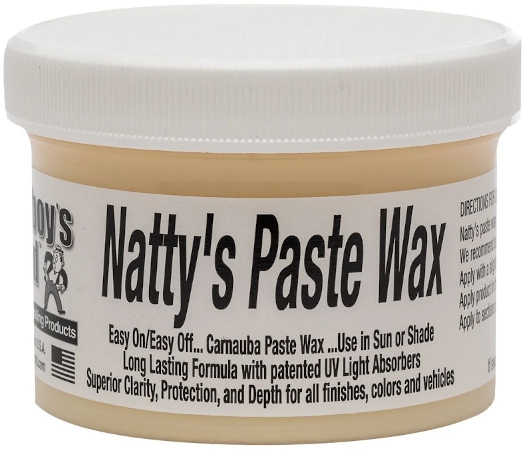 Image of Poorboy's World Natty's Paste White Wax - wosk naturalny jasne lakiery 235ml