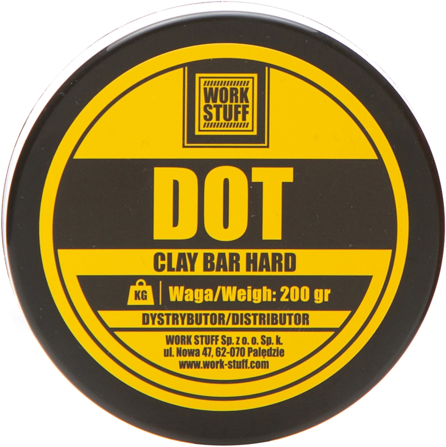 Image of Work Stuff Dot Clay Bar Hard – twarda glinka do oczyszczania lakieru 200g