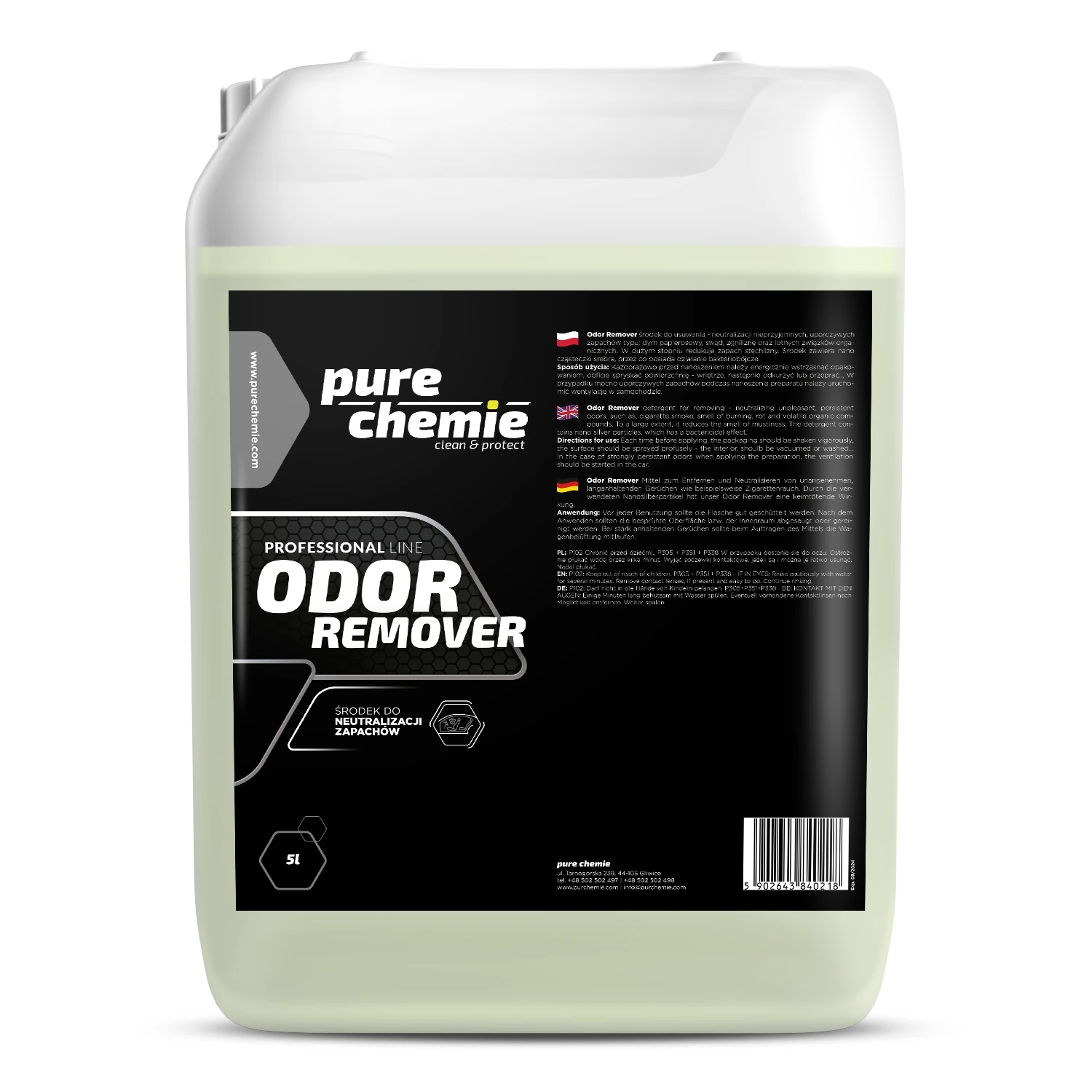 Image of Pure Chemie Odor Remover – neutralizator nieprzyjemnych zapachów 5L