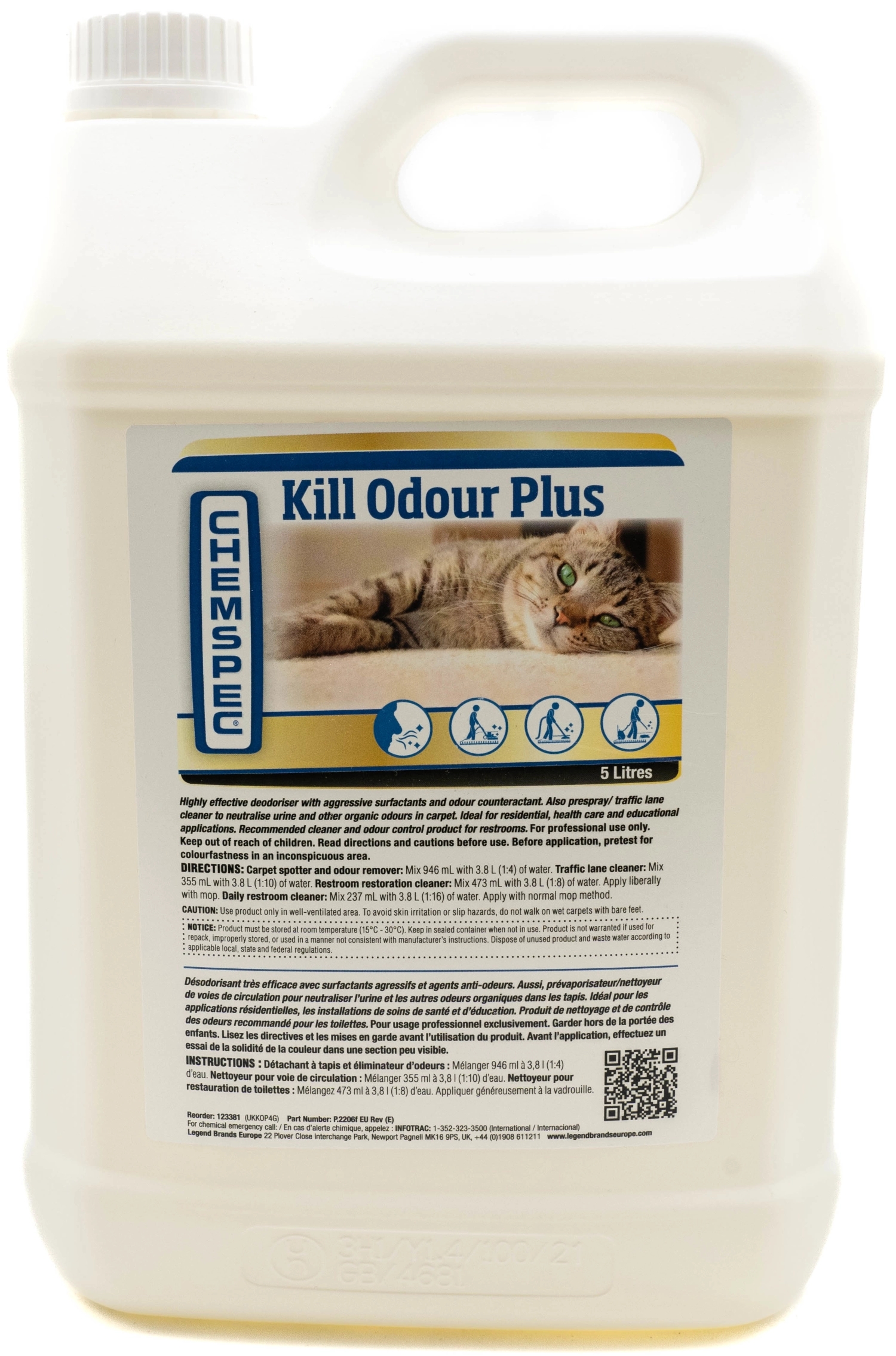 Image of CHEMSPEC Kill Odor Plus - skuteczny neutralizator trudnych zapachów 5L