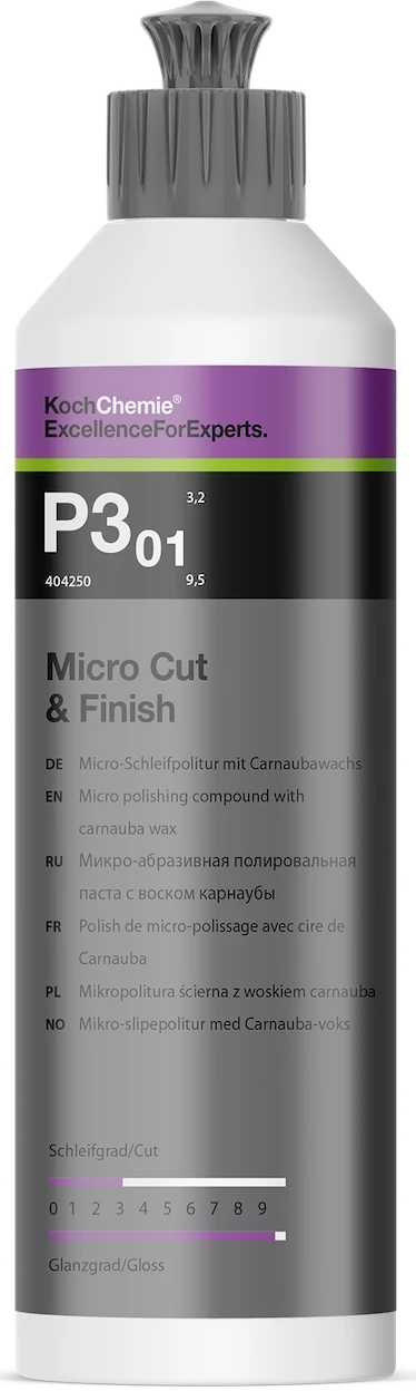 Image of Koch Micro Cut & Finish P3.01 – wykończeniowa pasta polerska z dodatkiem wosku 250ml