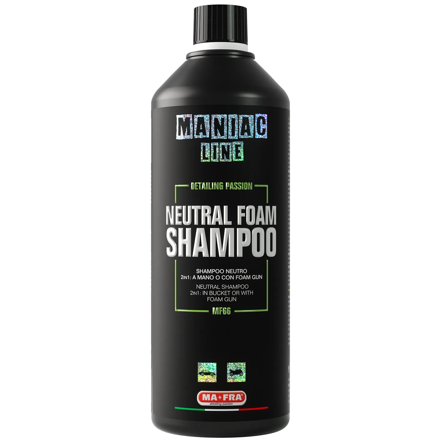 Image of Maniac Line Neutral Foam Shampoo – szampon samochodowy o neutralnym pH 1L