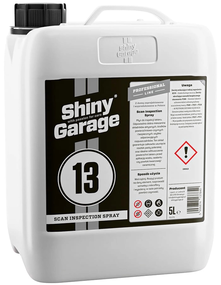 Image of Shiny Garage Scan Inspection Spray - płyn inspekcyjny 5L