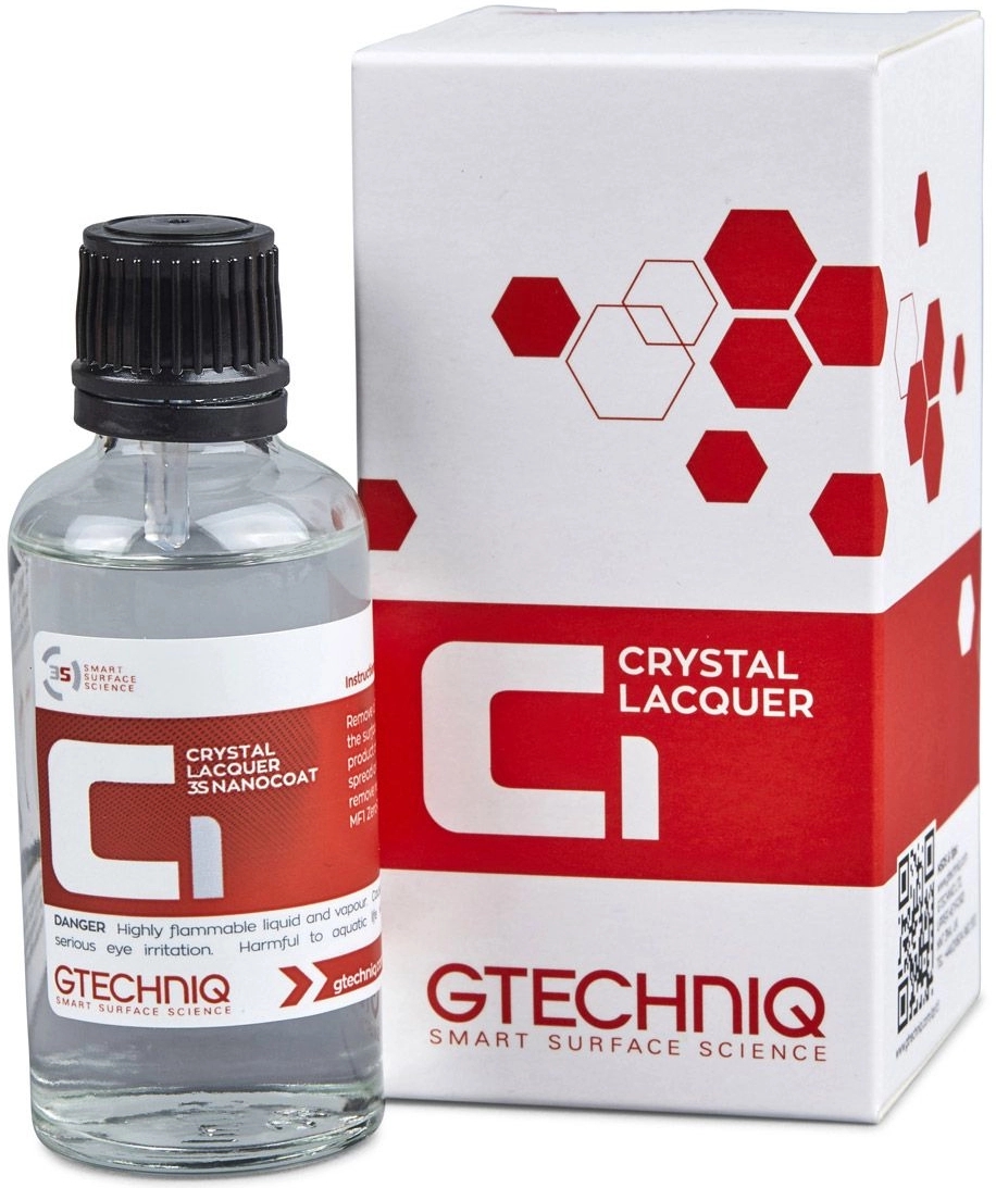 Image of GTECHNIQ C1 Crystal Lacquer - trwała, odporna na zarysowania powłoka 50 ml