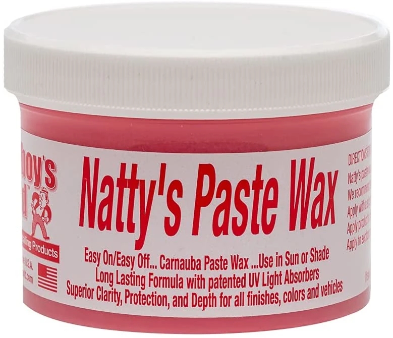 Image of Poorboy's World Natty's Paste Wax Red - wosk naturalny ciepłe barwy 235ml