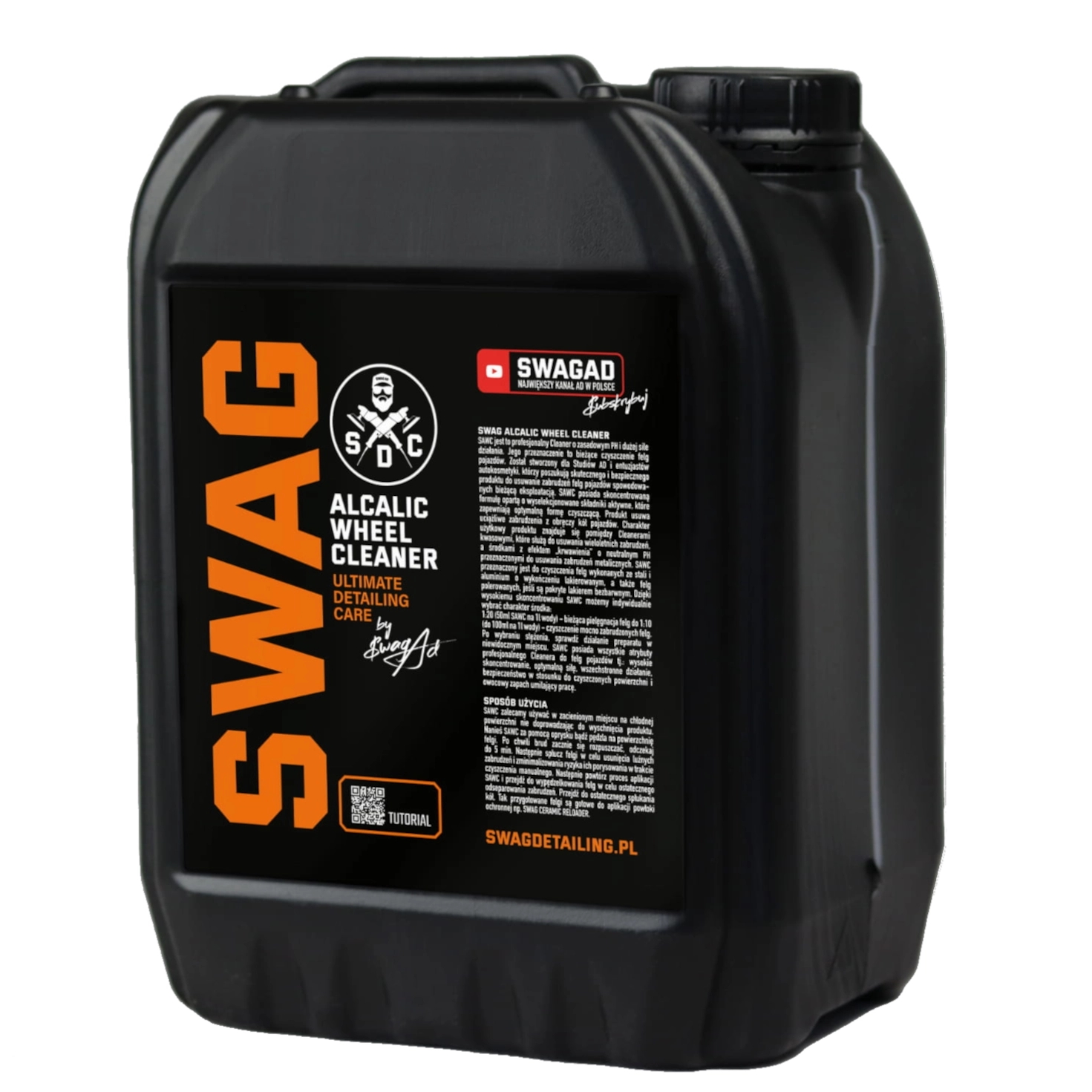 Image of SWAG Alcalic Wheel Cleaner - środek do czyszczenia felg, zasadowe pH 5L