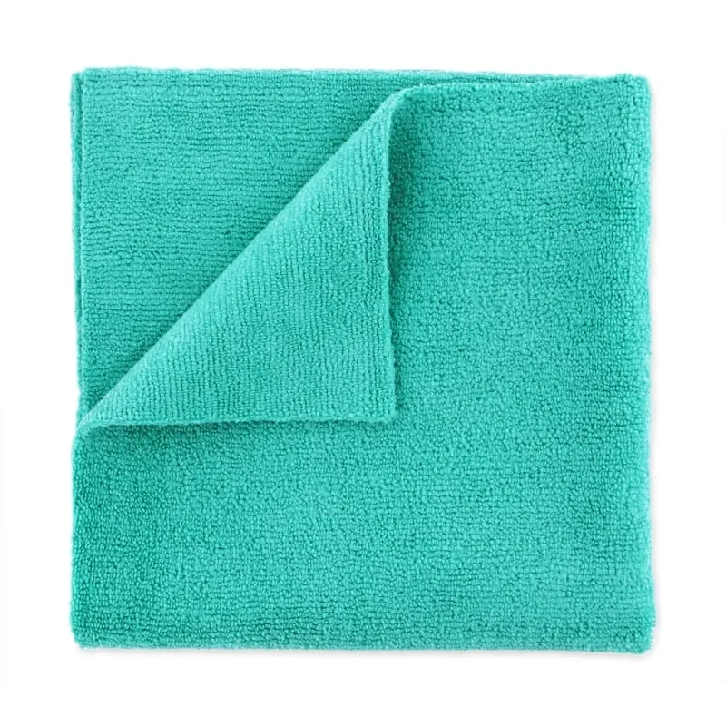 Image of ChemicalWorkz Turquoise Allrounder Coating Towel – delikatna mikrofibra bez obszycia, 250gsm, 40×40cm, 50 sztuk